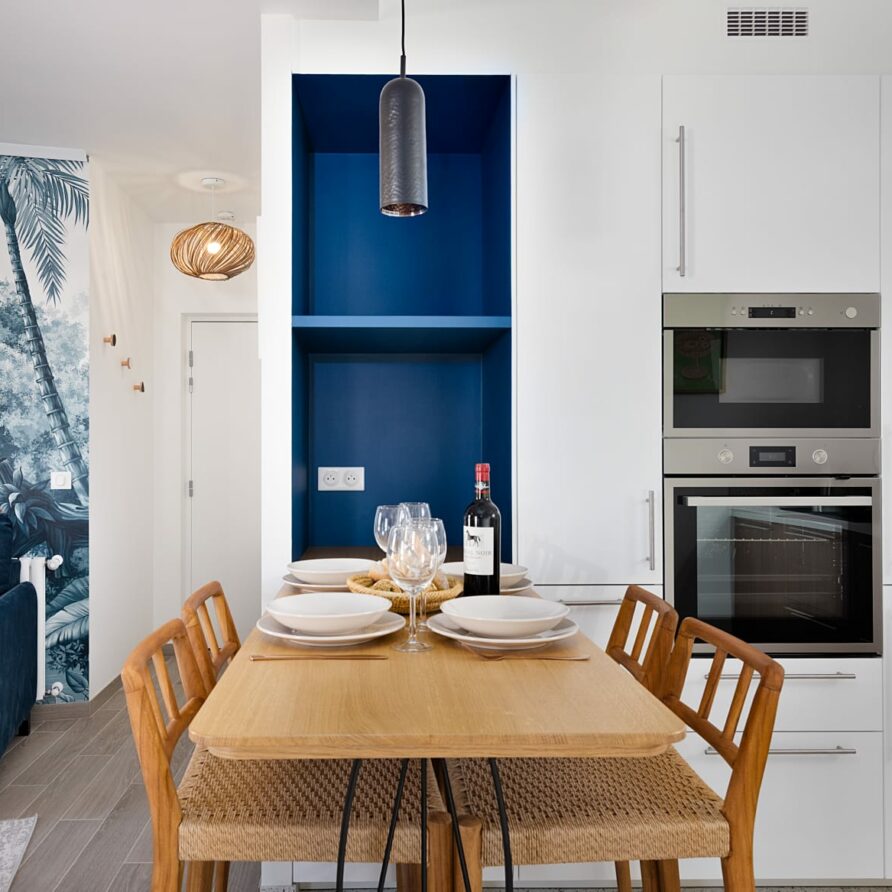 cuisine équipée t2 cosy et charmant