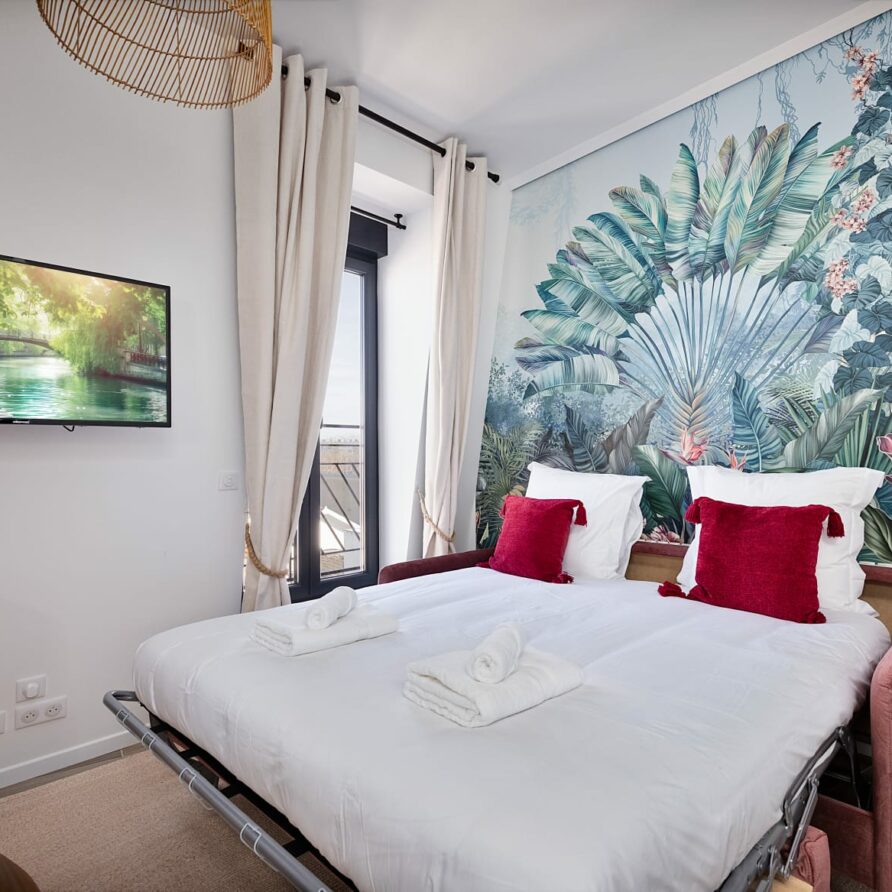 Vue intérieure appartement T2 luxe