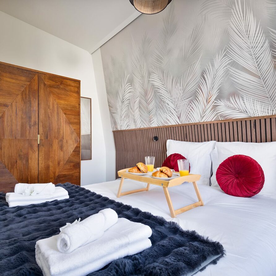 Espace nuit confortable T2 moderne