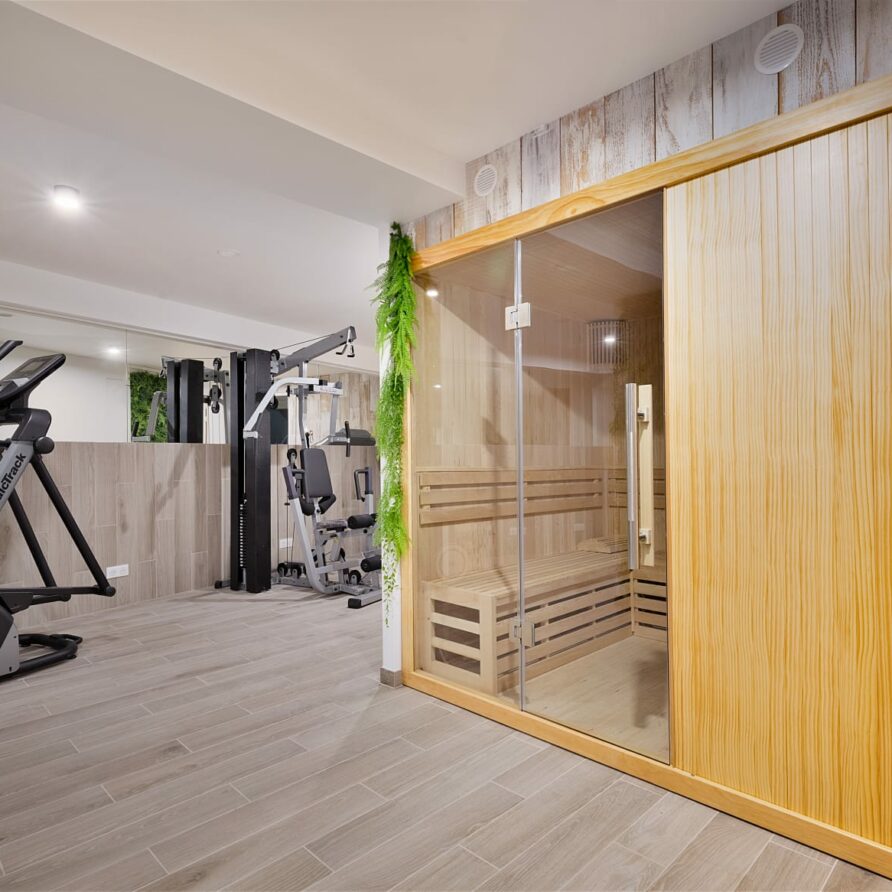 Sauna et salle de sport dans une location court séjour Paris particulier